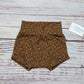 Soft and comfy kids shorts, handmade using the stylish camel leopard print cotton jersey.