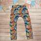 Amazing superhero joggers, like wearing a comic book. Handmade using superhero cotton jersey.