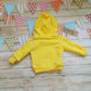 Reversible Popper Hoodie - Colourful Rainbows & Striped/Yellow